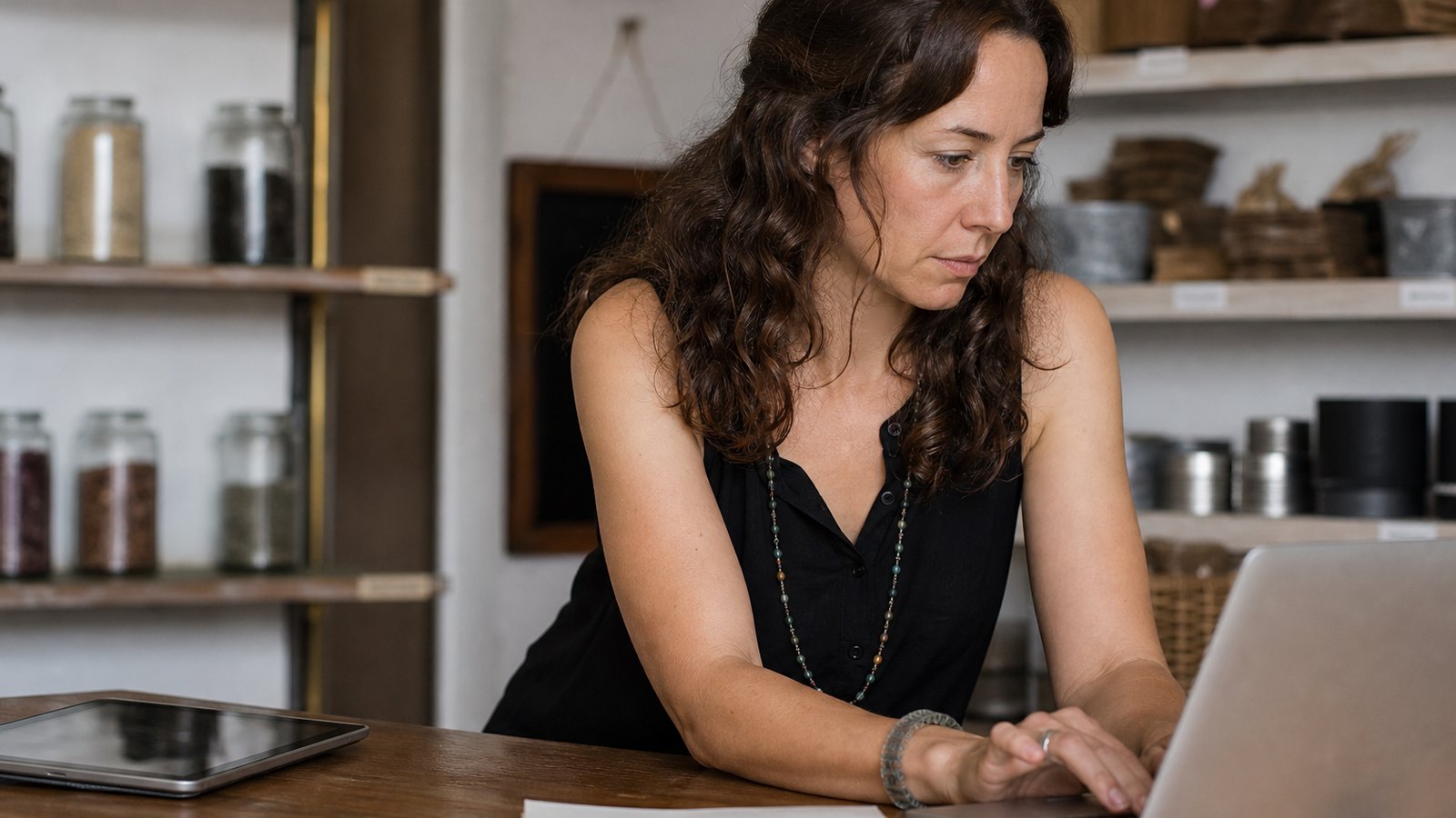Commerçant qui analyse les résultats de son programme de fidélité